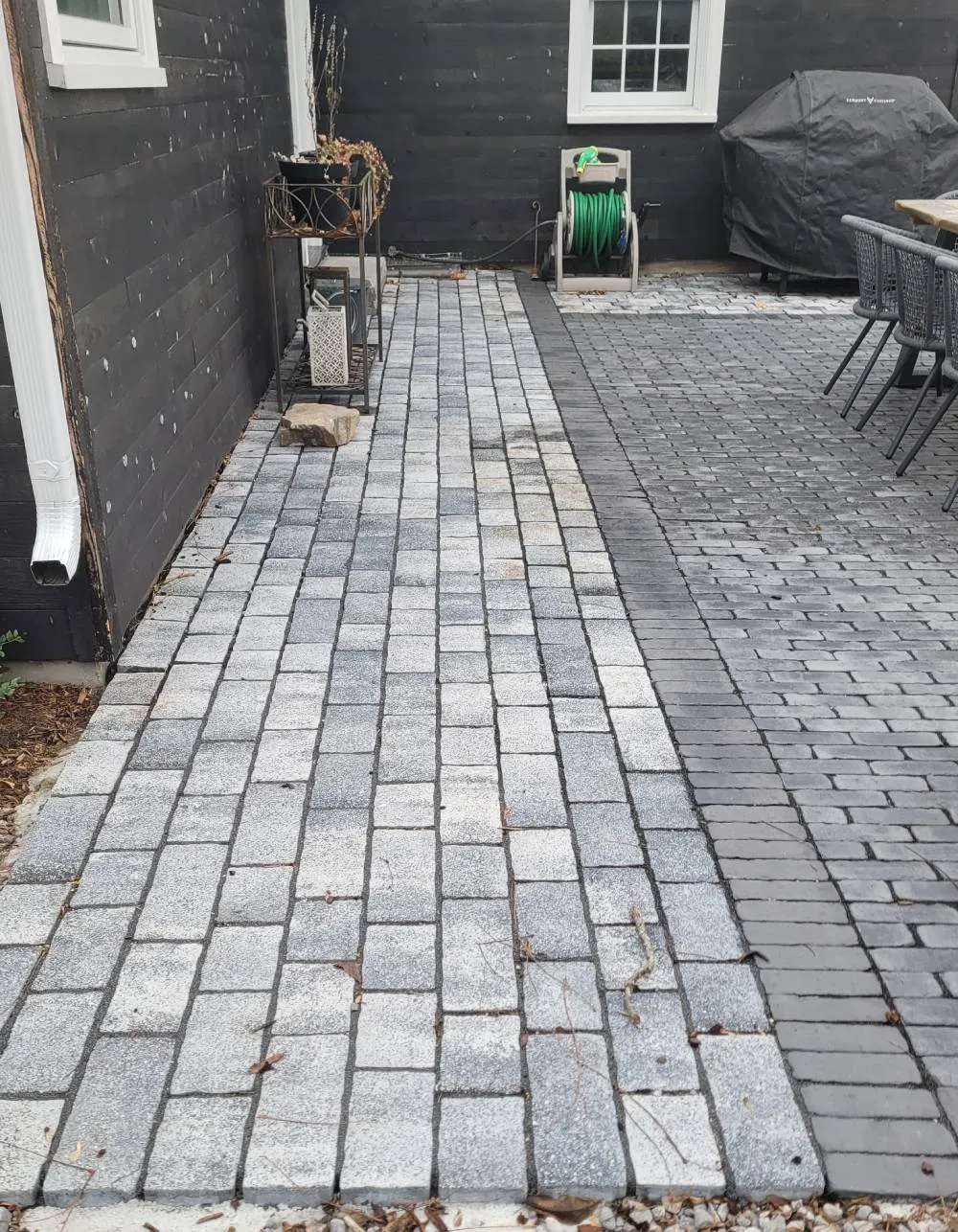 Cobblestone Walkway